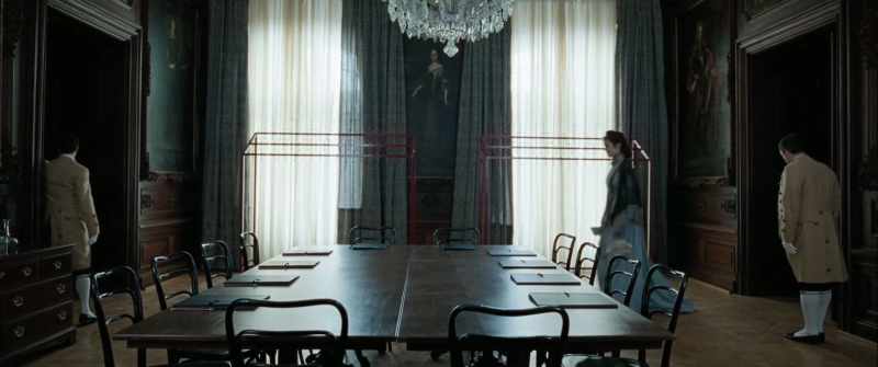 [ Indistinct talking, door opens ]