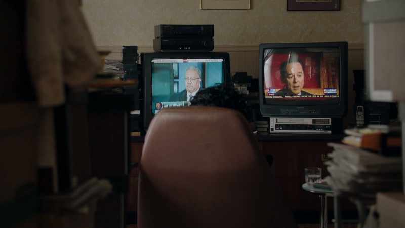 [indistinct television remarks]