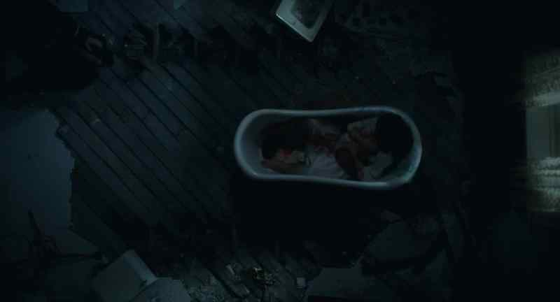 [indistinct whispering] -[floor creaking]
