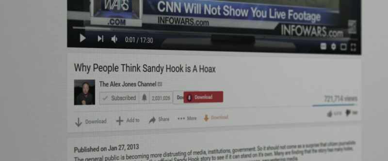 Infowars were vilifying the parents