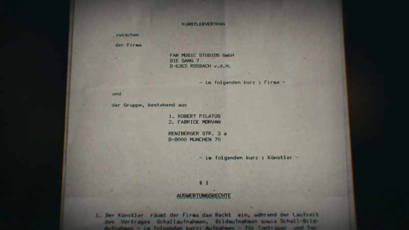 Ingrid brought in the recording contract