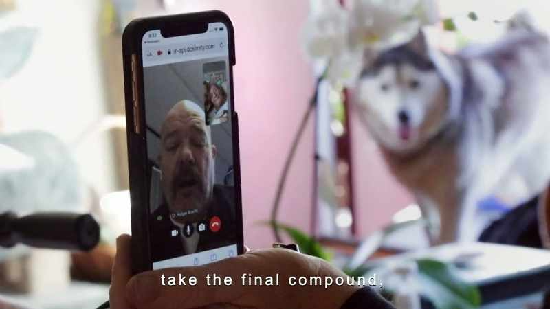 Inicialmente, uma hora antes de tomar o composto final