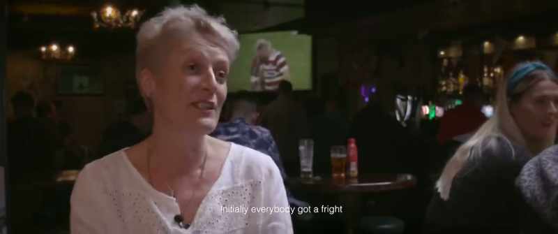 Initially, I mean everybody got a fright