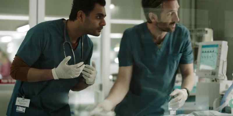 Injecting saline