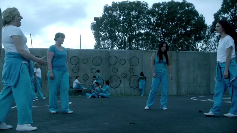 INMATE: You're not supposed to use your hands