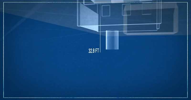 Inside the shack, they sunk a vertical shaft