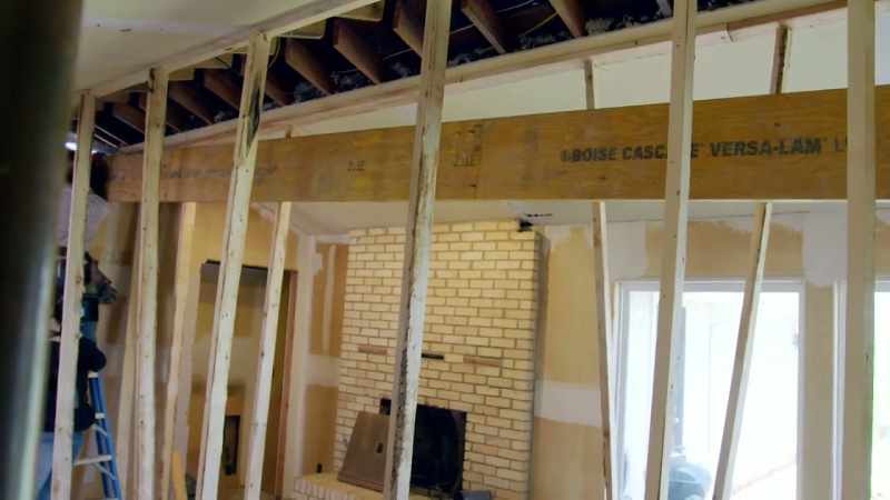 Installing these new beams