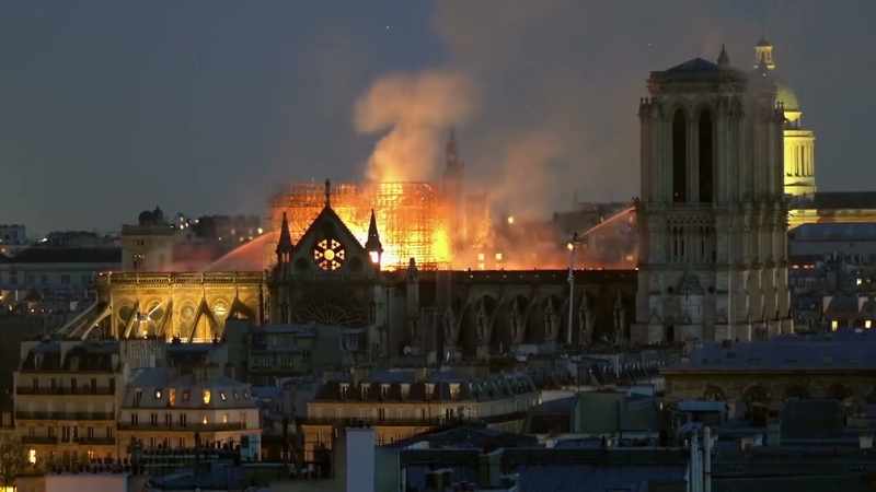 Instead they risked their lives to tackle the fire from