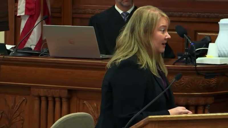 Instead, you will share a courtroom with her killer