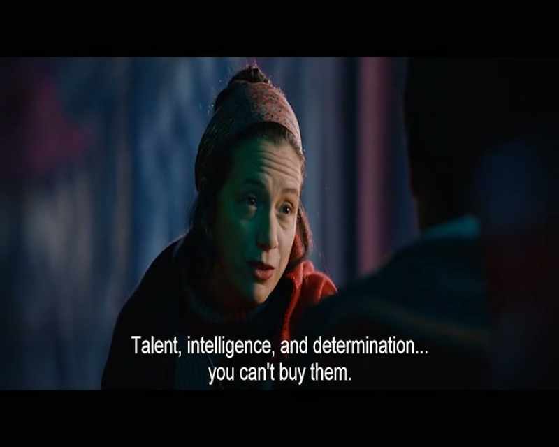 intelligence, determination... you can't buy them