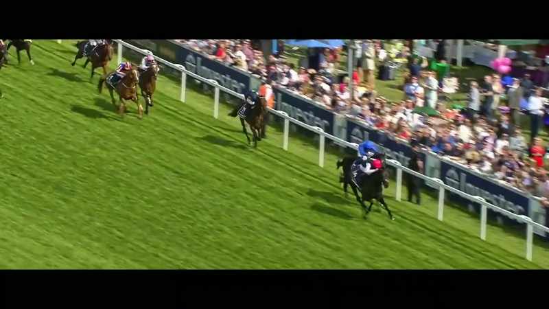 Intense moments in the Derby