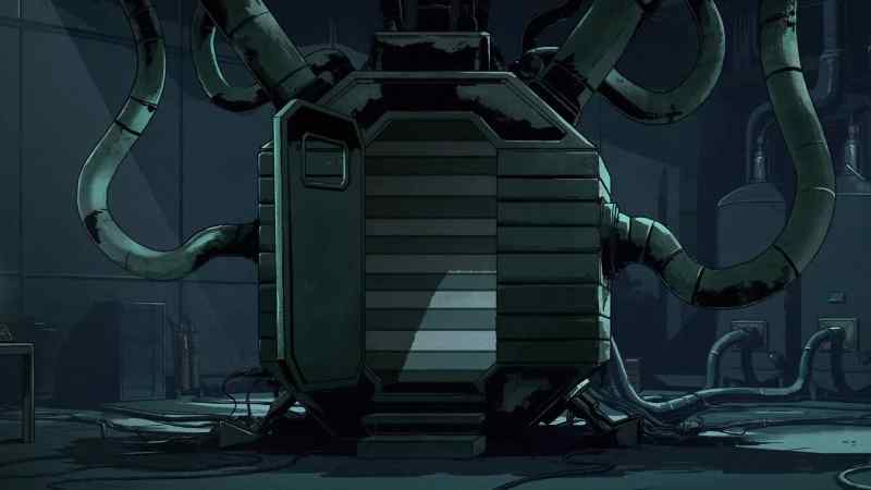 [intense music playing]