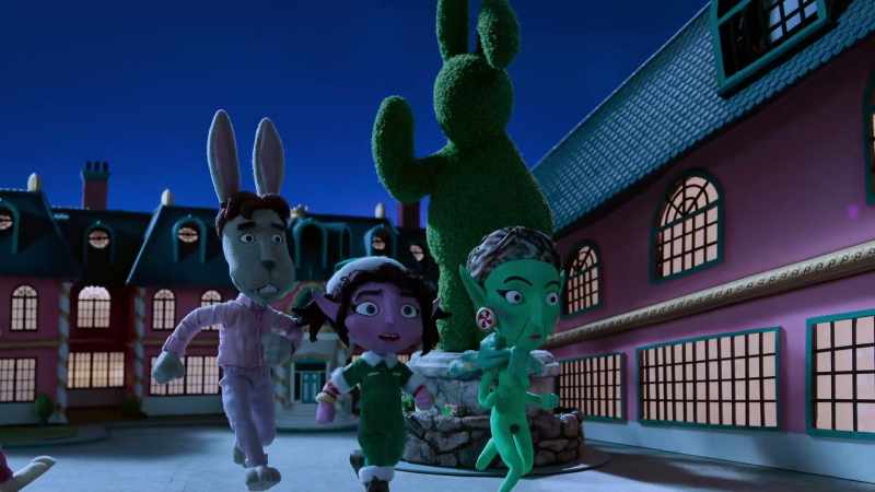 (intense music plays) -(zombie rabbits growling)