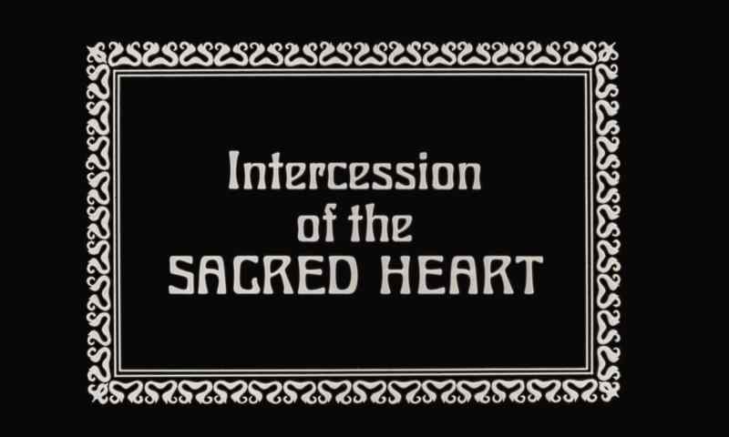 Intercession of the SACRED HEART