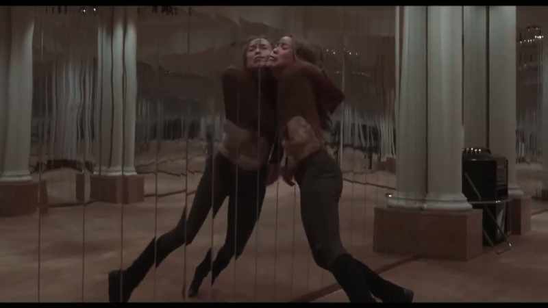 Intercutting between her