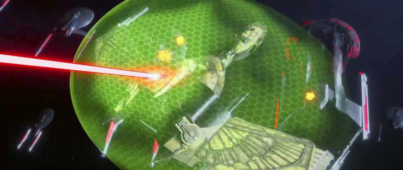 Is that a Klingon Bird of Prey?