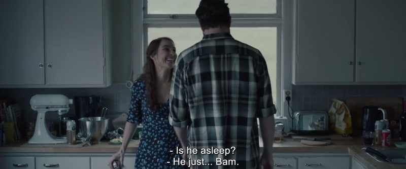Is he asleep? - He just... Bam