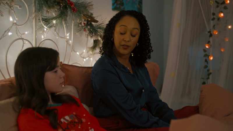 Is this because your dad can't make it in time for Christmas?