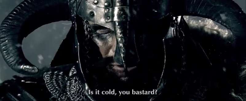 Is it cold you bastard