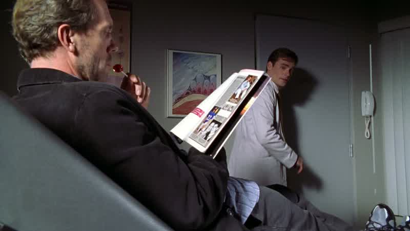 Is cuddy down the hall counting to 50?
