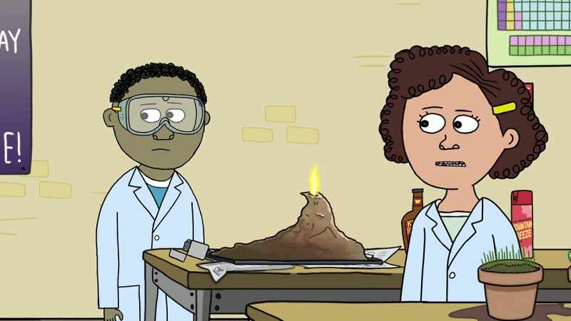 Is nobody gonna put out the stupid volcano thing