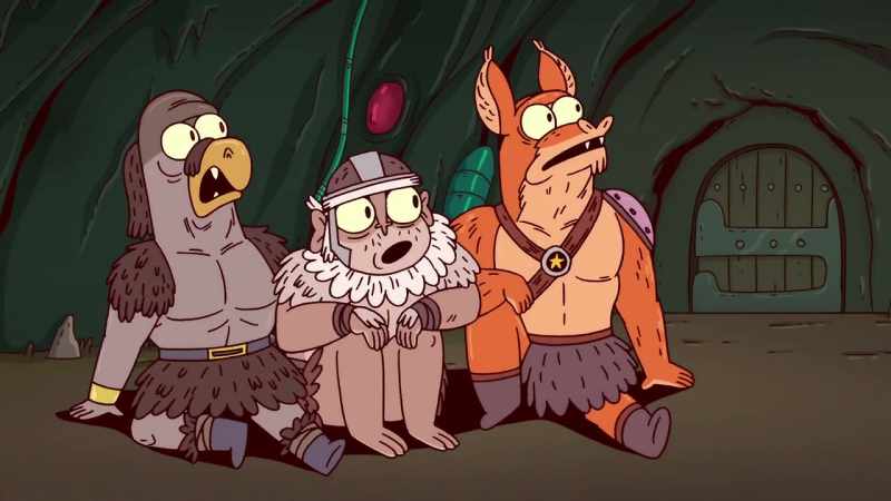 Is it lunchtime? -[knock at door]
