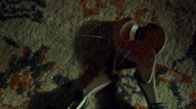 Is that Mara's hair and blood? - Could be