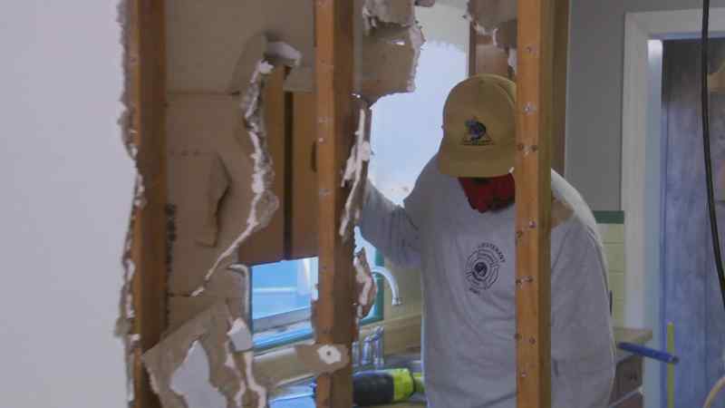 Is it me or is half of this drywall
