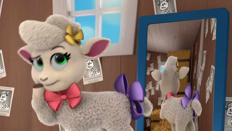Is it possible for a sheep to look too pretty?