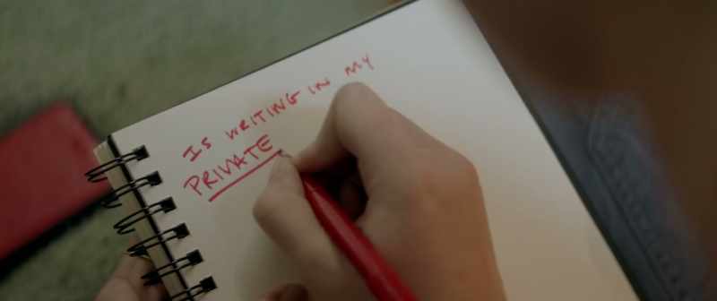Is writing in my private journal