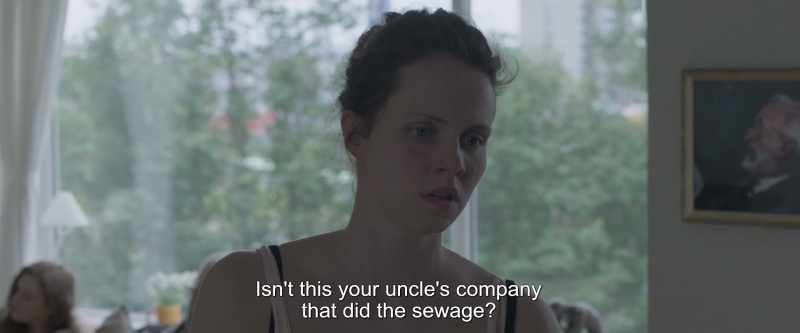 Isn't this your uncle's company that did the sewage?