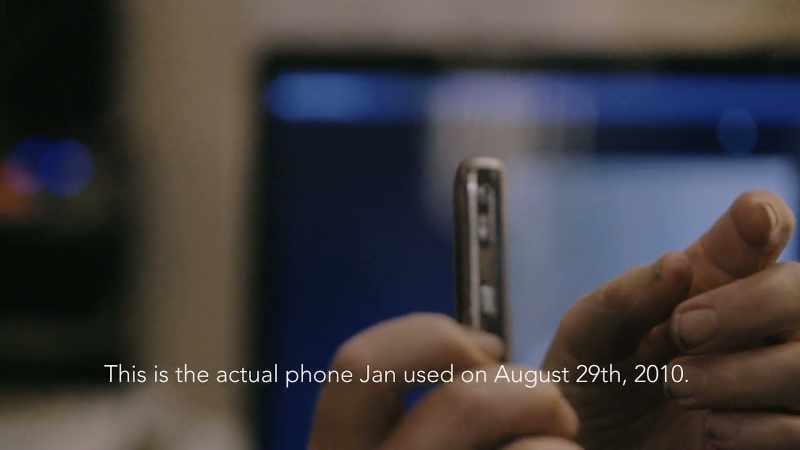 It has a camera on the front and a camera at the back
