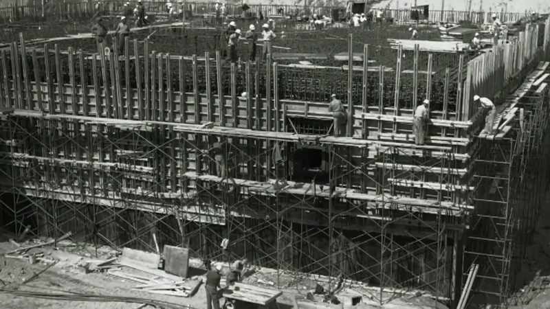 It was a four-storey shelter buried underground
