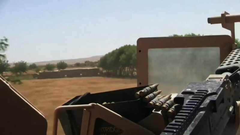 It is a mine-resistant ambush-protected vehicle