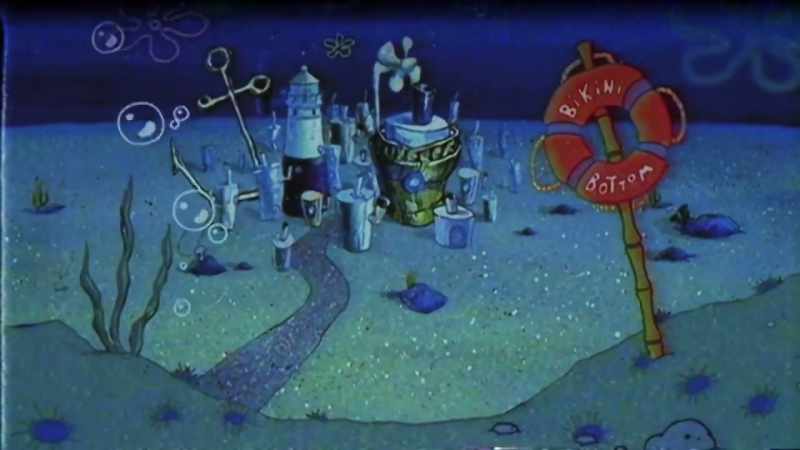 It was a night of tropical tranquility in Bikini Bottom