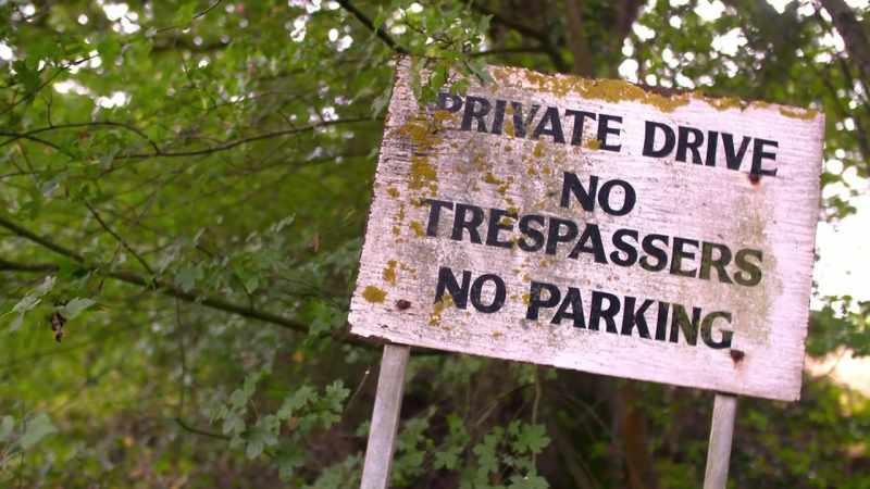 It was a private track