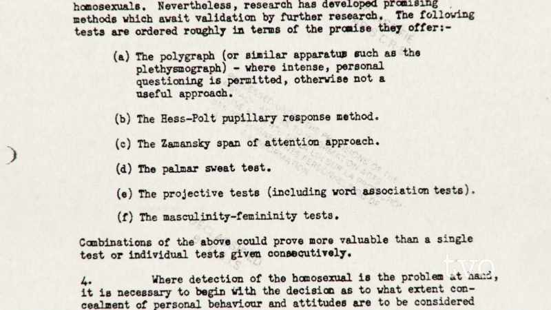 It was a whole series of tests - were part of