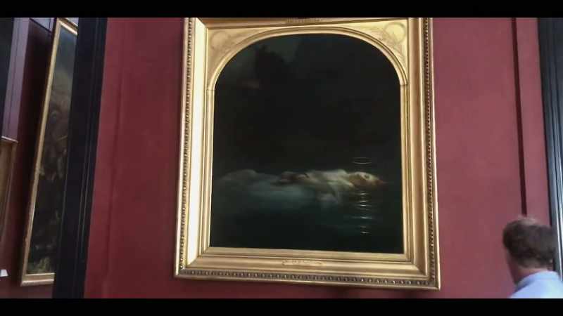 It is a young woman who has been left to drown