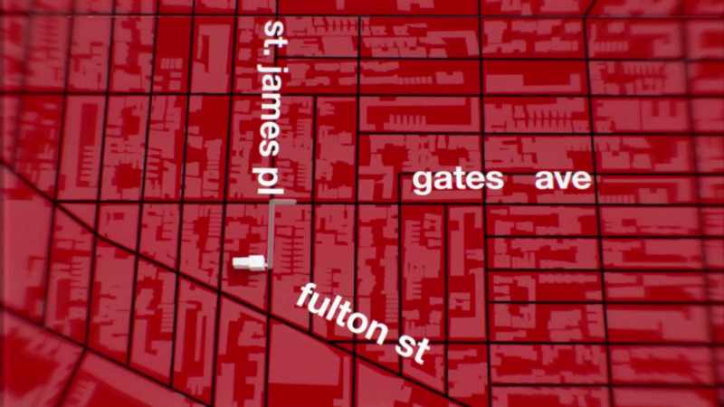 It was about a eight block difference from where we grew up at