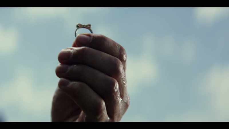 It was actually pretty. It was a bow, golden