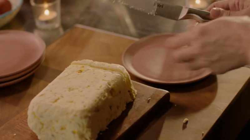 It has almost an Italian semifreddo texture