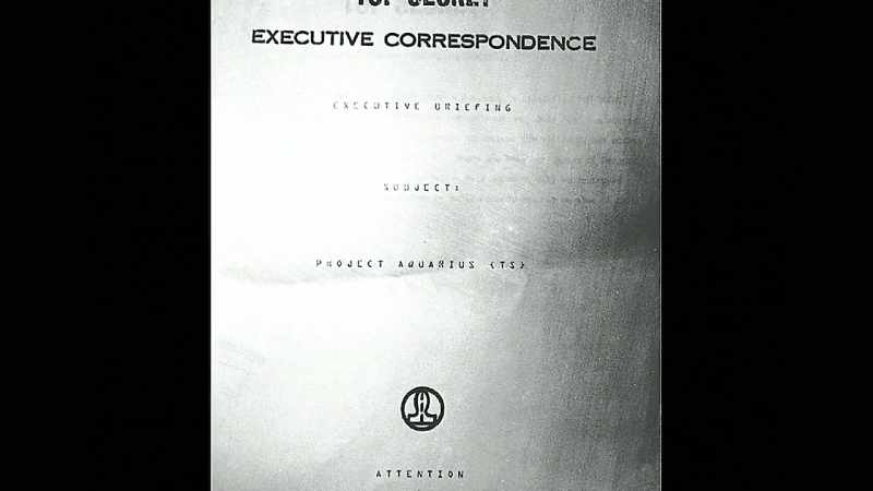 It is another executive briefing for an unnamed president