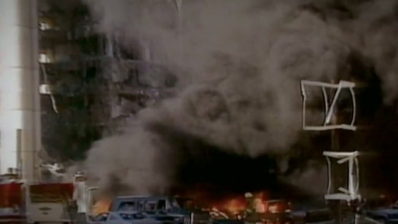 It comes back to a Ryder truck with explosives in it
