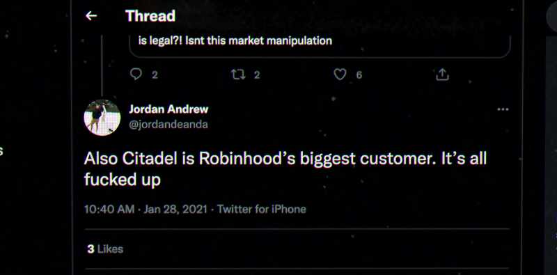 It comes from the pockets of retail traders