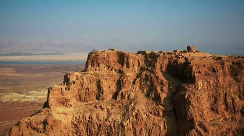 It is constructed on three terraces above cliffs
