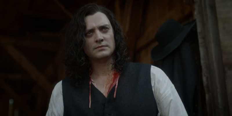 It was dark. His flesh putrid