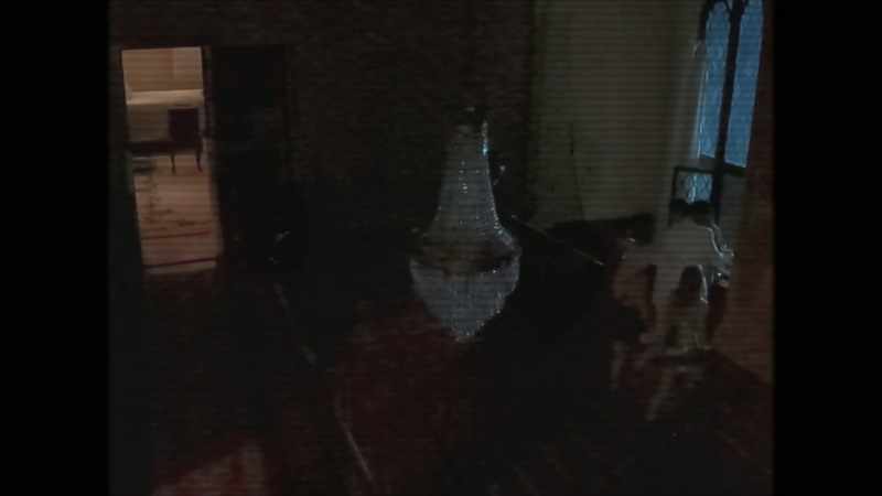 It was dark in the room