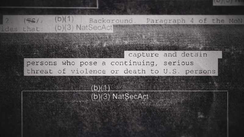 It was decided the CIA would be responsible
