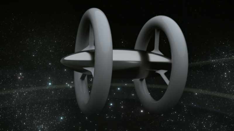 It doesn't move, the cosmos does