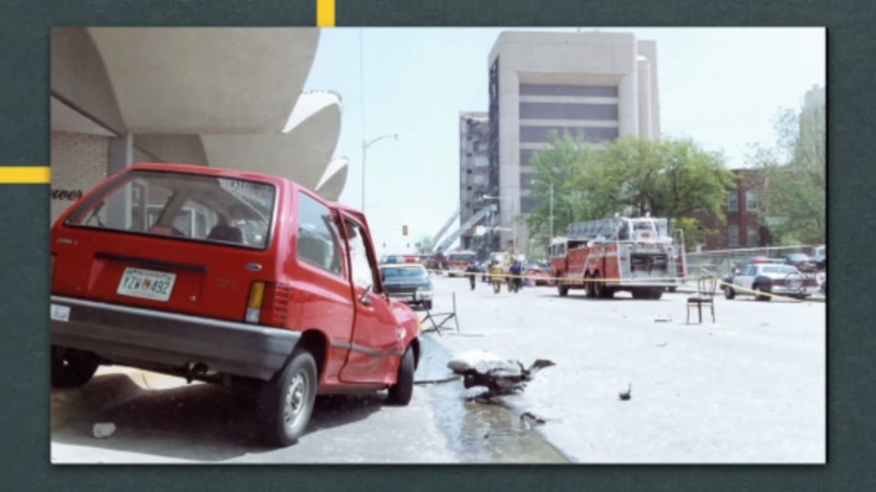 It exhibited blast damage